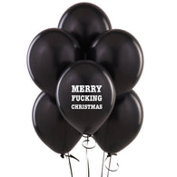 Merry Fucking Christmas Balloons (Pack Of 5)
